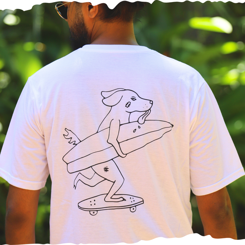 Oversized Bruised Skater Tee