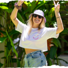 Oversize crop No Bad Dawgs / Do Good Things