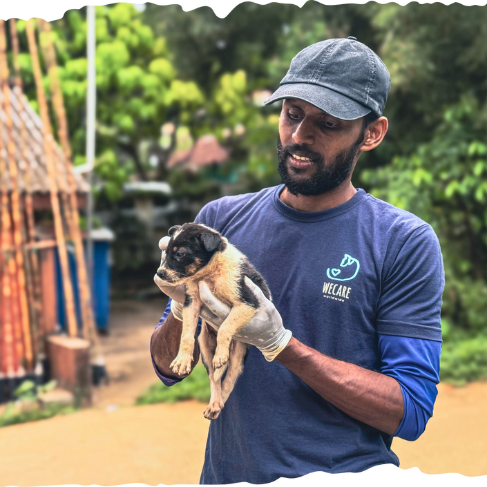 WECare Unisex Navy T-Shirt