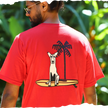 Oversized Tropical Hound Tee