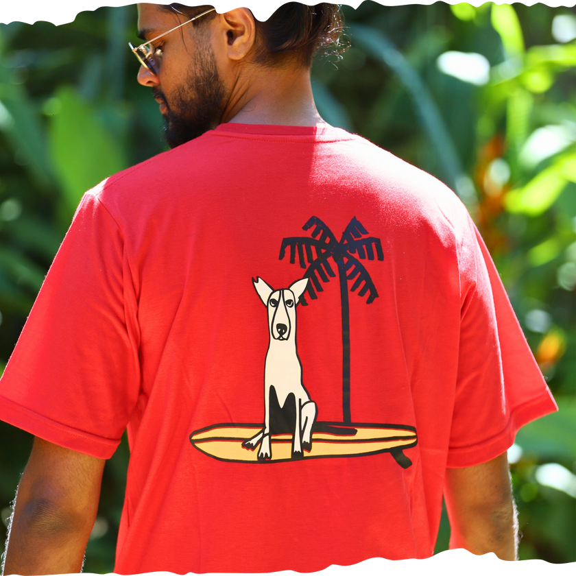 Oversized Tropical Hound Tee