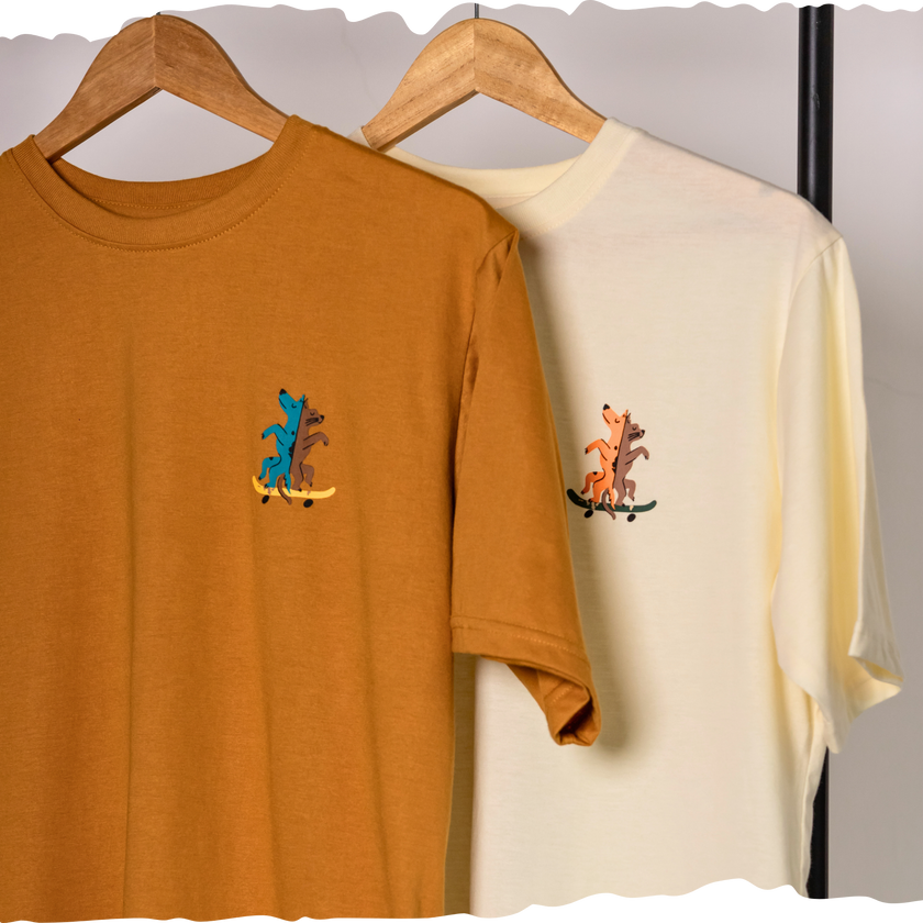 Oversized Skating Paws Tee