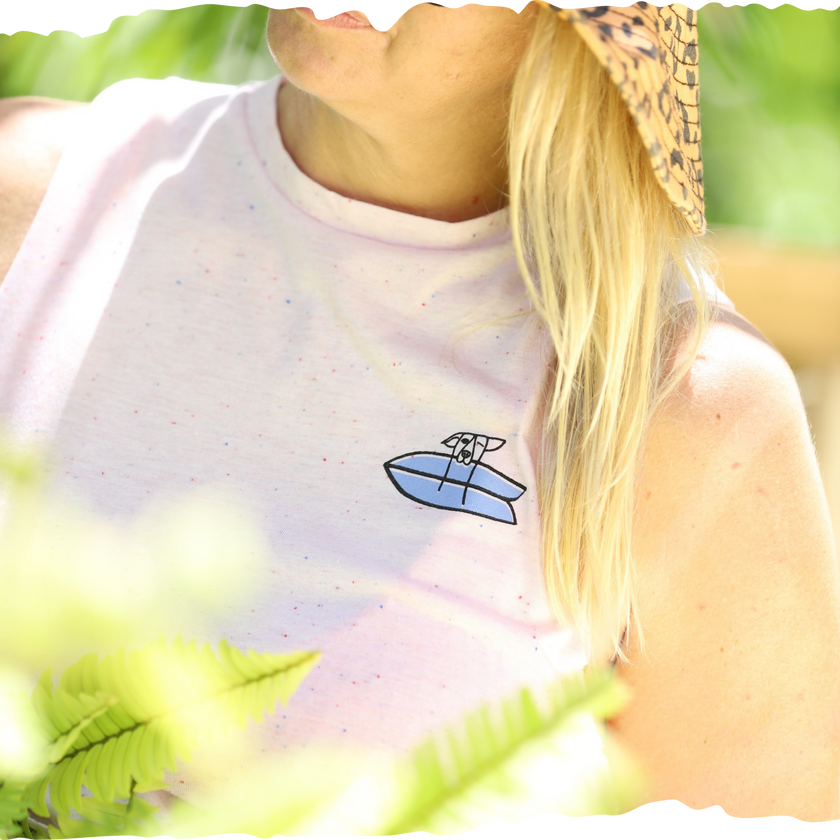 Ladies Crop Surfing Head