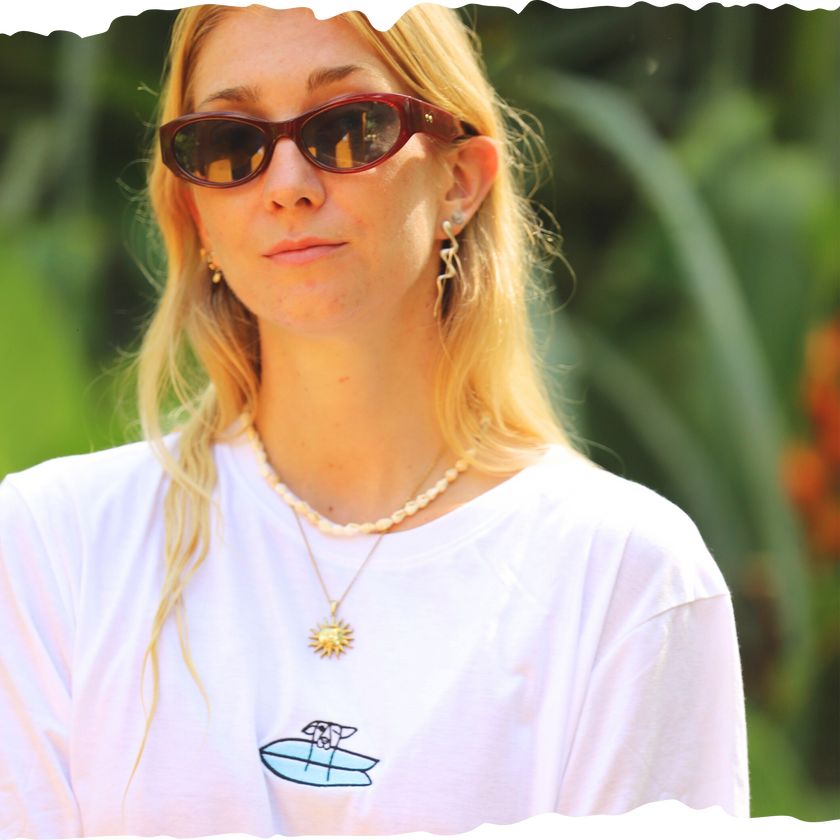 Surfing Head Boxy Tee