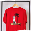 Oversized Tropical Hound Tee