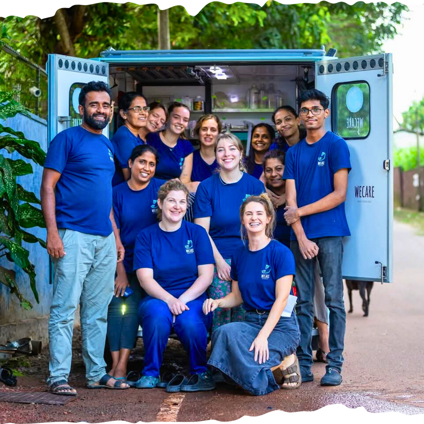 WECare Women’s Navy T-Shirt