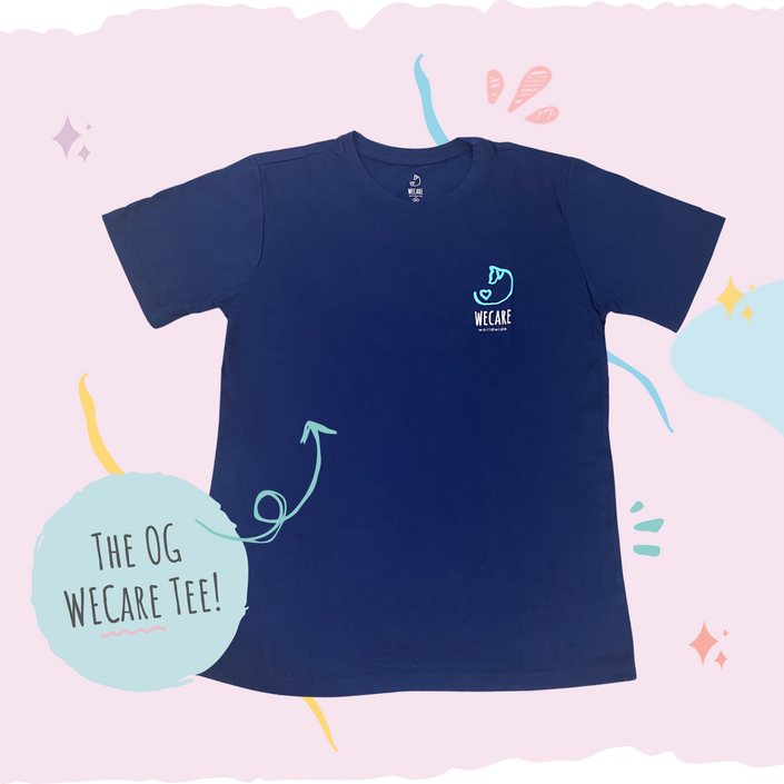 WECare Unisex Navy T-Shirt