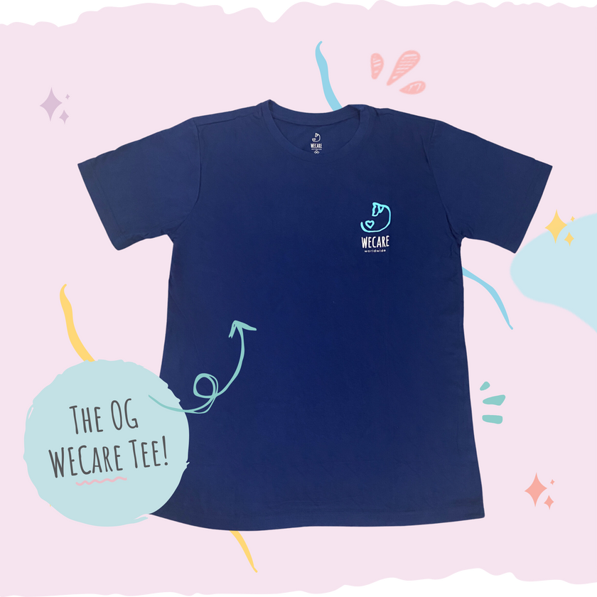 WECare Unisex Navy T-Shirt