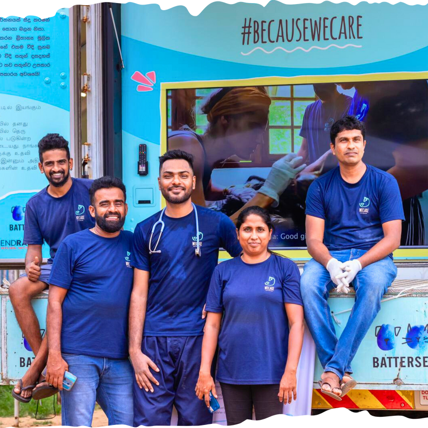 WECare Unisex Navy T-Shirt